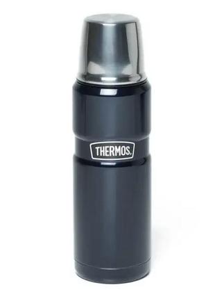 Термос thermos stainless king flask 470 мл тёмно-синий midnight blue (170010)