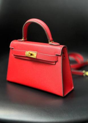 Женская сумка в стиле hermes kelly mini