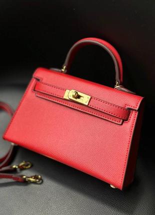 Сумка люкс жіноча в стилі hermes kelly mini2 фото