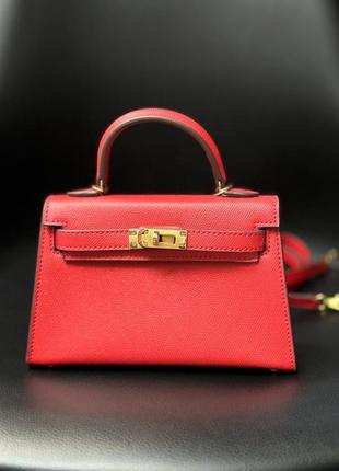 Сумка люкс жіноча в стилі hermes kelly mini3 фото