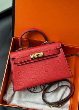 Сумка люкс жіноча в стилі hermes kelly mini4 фото