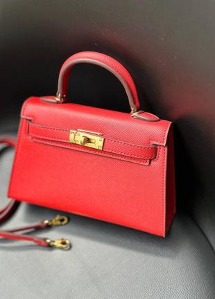 Сумка люкс жіноча в стилі hermes kelly mini6 фото