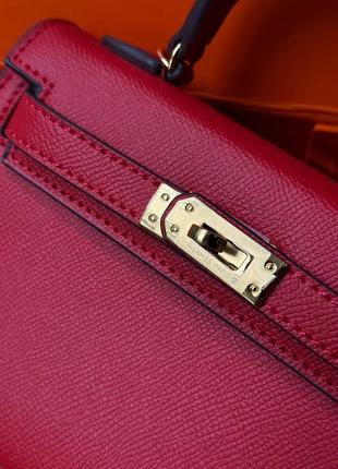 Сумка люкс жіноча в стилі hermes kelly mini7 фото