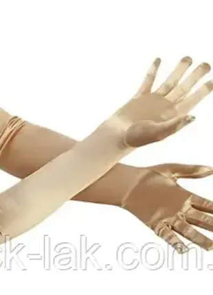 Длинные перчатки полиамид эластан2 фото