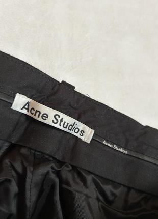 Шерстяные брюки брюки acne studios. оригинал!8 фото