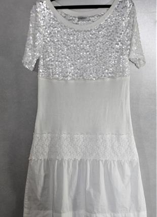 Літня біла сукня альберта феретті (alberta ferretti) оригінал2 фото
