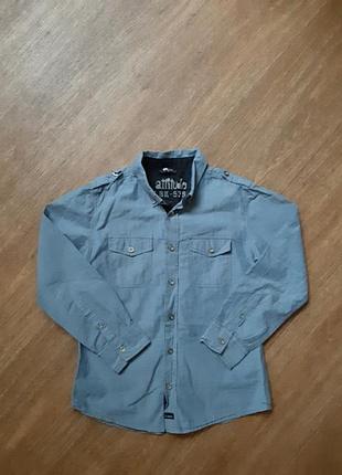 Котонова рубаха lindex р.140 см