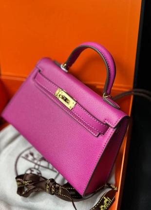 Сумка жіноча люкс в стилі hermes kelly mini 19см2 фото