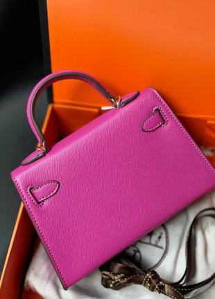 Сумка жіноча люкс в стилі hermes kelly mini 19см4 фото