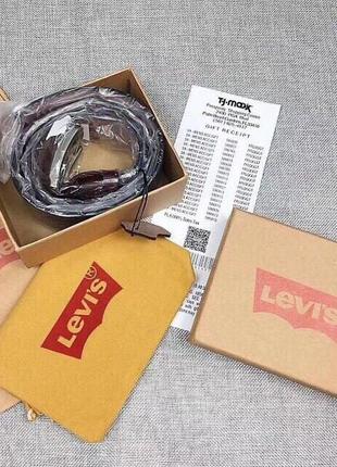 Мужской ремень levi’s в подарочном наборе2 фото