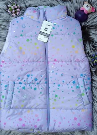 Жилетка для дівчаток/безрукавка дитяча/плащівка