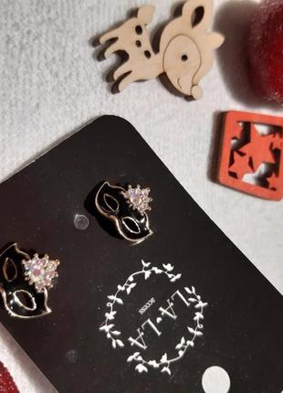 Сережки пусети цвяхи xuping