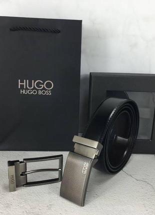 Мужской подарочный набор  hugo boss ремень3 фото