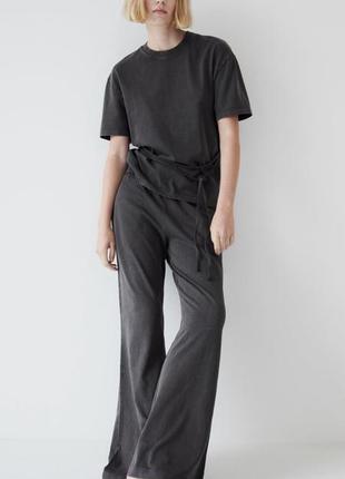 Zara футболка зара брюки комплект набор