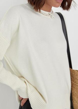 🔹жіночий в'язаний джемпер oversize🔸