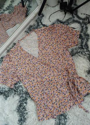 Блуза в цветочный блузка