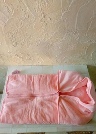 Конверт теплое новое турецкое теплое одеяло для новорожденного турецкий новый розовый конверт на выписку для девочки2 фото