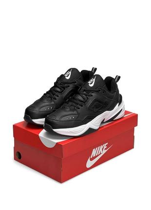 Чоловічі кросівки nike m2k tekno black white m #найк