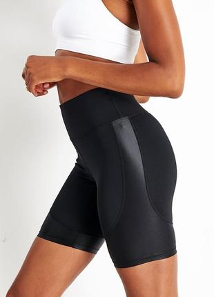 Велосипедки с силуетными вставками