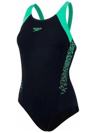 36/xs,speedo endurance+,оригінал чорний антихлорный купальник для плавання2 фото