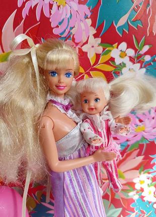 Лялька барбі та келлі strollin' fan barbie and kelly 1995