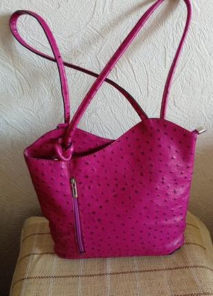 Сумка кожаная borse in pelle