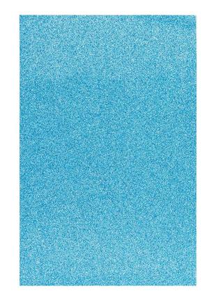 Фоаміран а4 santi з глітером 1,7мм блакитний 7426721 фото