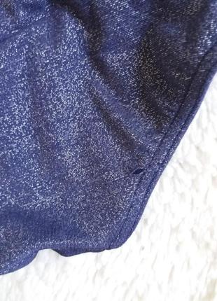 Суцільний купальник бандо  з люрексовою ниткою8 фото