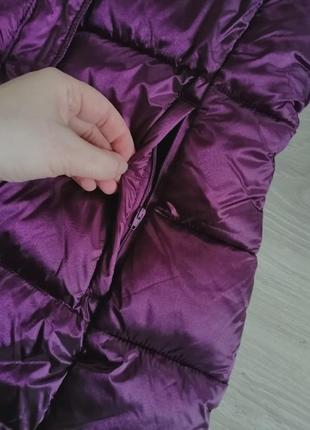 Куртка пальто koton s-m 38 пурпурная6 фото