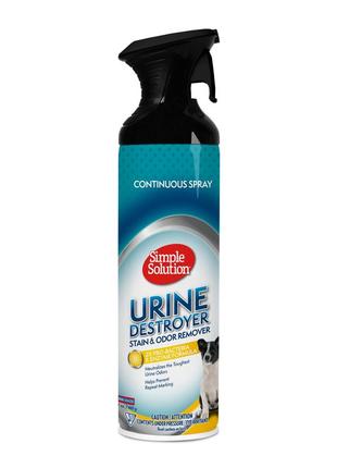 Средство simple solution odor&urine destroyer д/нейтр мочи собак на коврах и текст изд 502мл (ss13422)