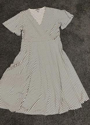 Сукня в смужку h&m розмір l/xl