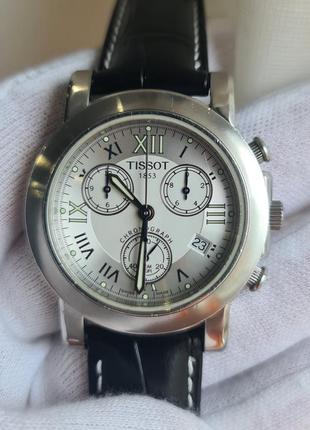 Чоловічий годинник часы tissot t-lord chronograph t162/262 eta 251.262 (27 jew)4 фото