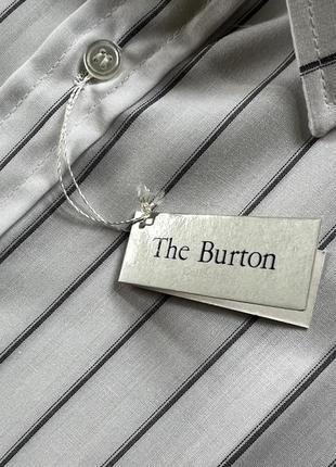 Мужская классическая английская рубашка в полоску the burton5 фото