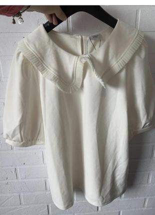 Брендова блузка з шикарним воротником jacgueline de ung5 фото