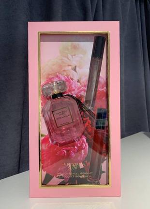 Набір парфюмів victoria’s secret the bombshell bouquet (50+7+7 мл)