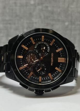 Чоловічий годинник часы quantum pwg856.750 dual time 44mm