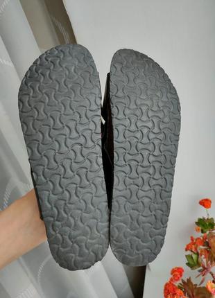 Кожаные тапки lobster мужские кожаные тапочки шлепанцы тапочки босоножки 42 - 43 birkenstock3 фото