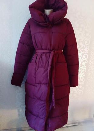 Зимнее теплое пальто на размер s-m.2 фото