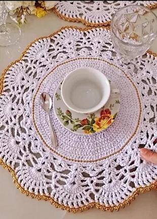 Подаритные салфетки подставки под тарелки