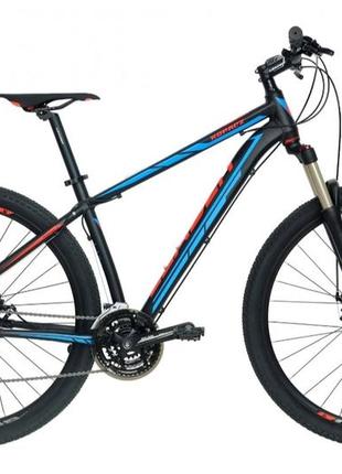 Гірський велосипед leader kopacz 29" (black/blue) в ідеальному стані