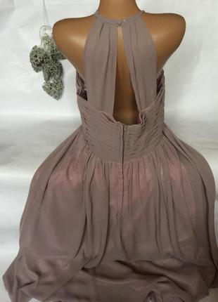 Нежной шикарное платье в пол3 фото