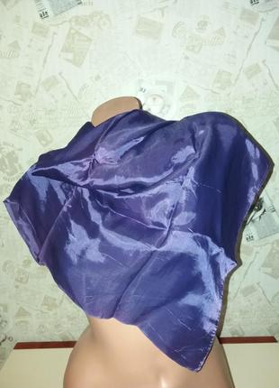 Платок фиолетовый р. 67/68 см.2 фото
