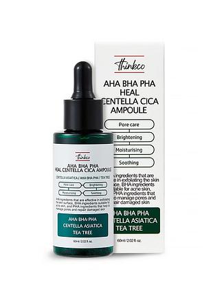 Відновлююча сироватка для проблемної шкіри thinkco aha bha pha internet centella cica serum 60ml