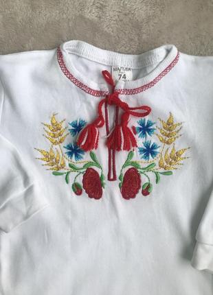 Боди с вышивкой 74