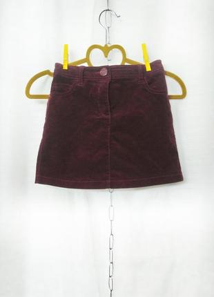 Стильная брендовая стреч микровильветовая (вилюр)юбочка