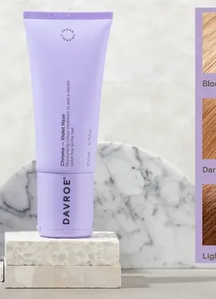 Тонуючий бальзам для волосся davroe chroma colour treatments violet haze 200ml2 фото