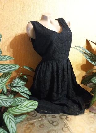 Сукня чорна, ажурна9 фото