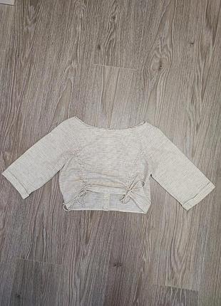 Топ zara з льону