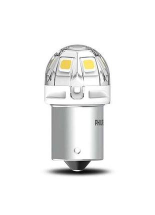 Комплект светодиодных ламп philips 24805cu60x2 r5w/r10w led ultinon pro6000 12v/24v ba15s white3 фото