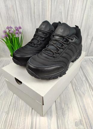 Кроссовки меррелл термо merrell vibram thermo all black